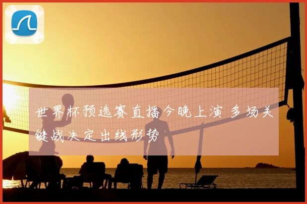世界杯预选赛直播今晚上演 多场关键战决定出线形势